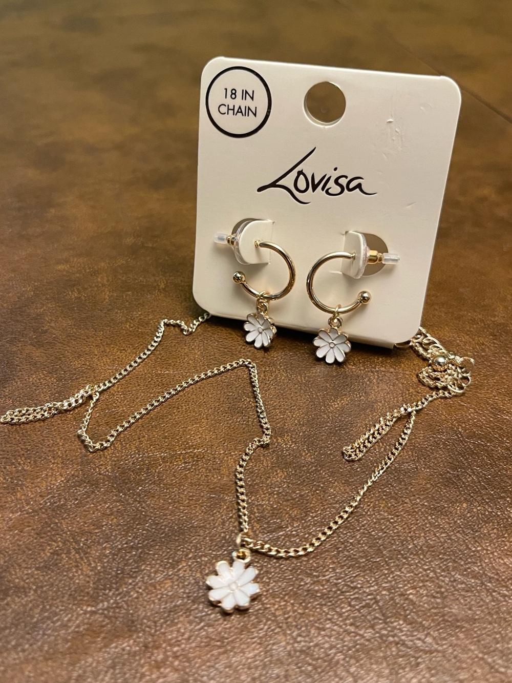 LOVISA flower jewelry set